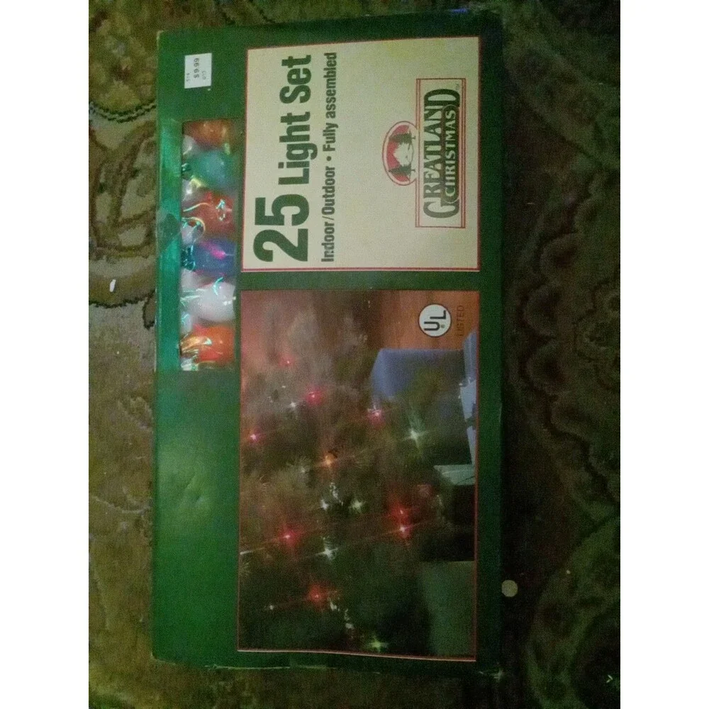 Greatland Christmas Indoor Outdoor Multi Color C7 25 Light Set